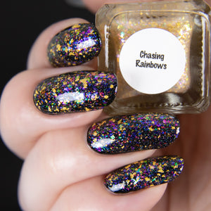 Chasing Rainbows - Limited Edition (23 Karat Gold Leaf & Iridescent Flakies)