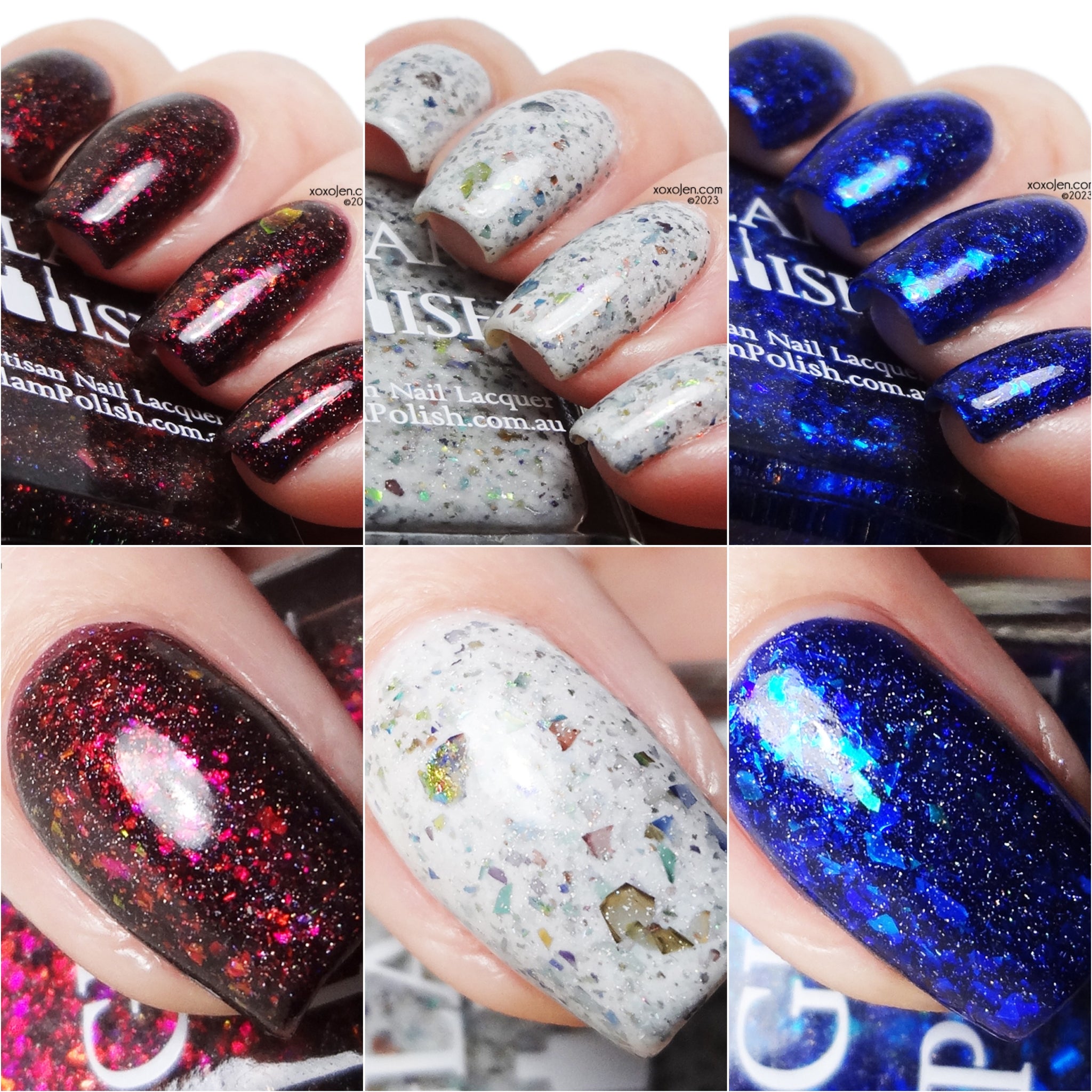 Blue glitter nails | Blue nail polish, Nails, Dark blue nail polish